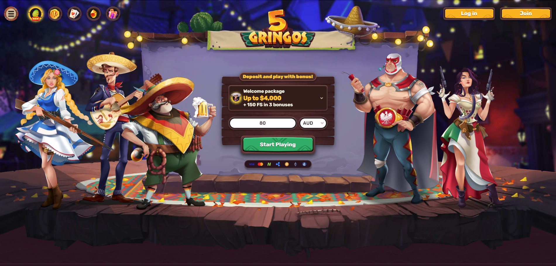 5gringos Casino preview